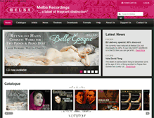 Tablet Screenshot of melbarecordings.com.au